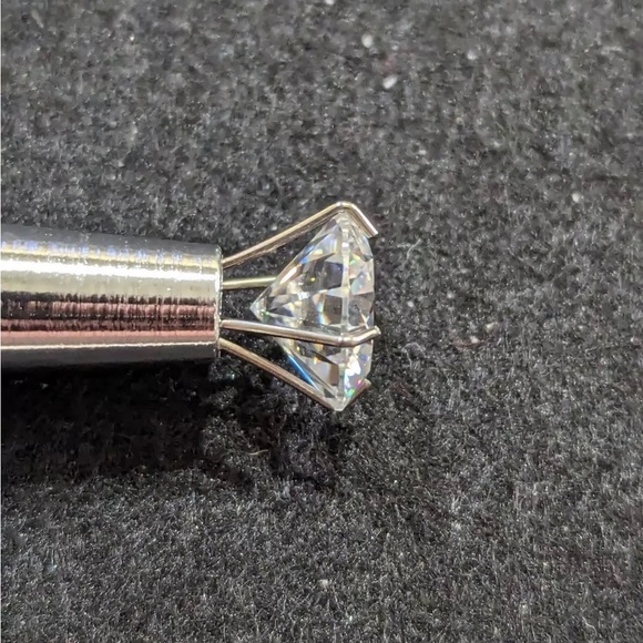 🔥2CT VVS Certified Round Brilliant Cut Moissanite Diamond Sparkling Loose Stone - Picture 9 of 14